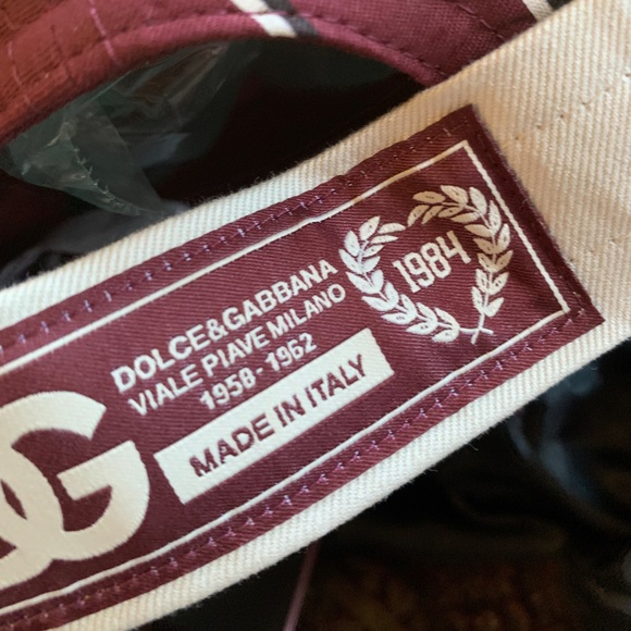 SOLD⛔️Authentic DOLCE & GABBANA GAME DAY LOGO BASEBALL CAP - Picture 5 of 15